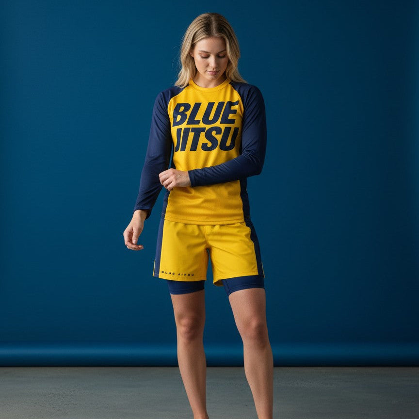 BLUE JITSU - NATTY CHAMPS FIGHT SHORTS