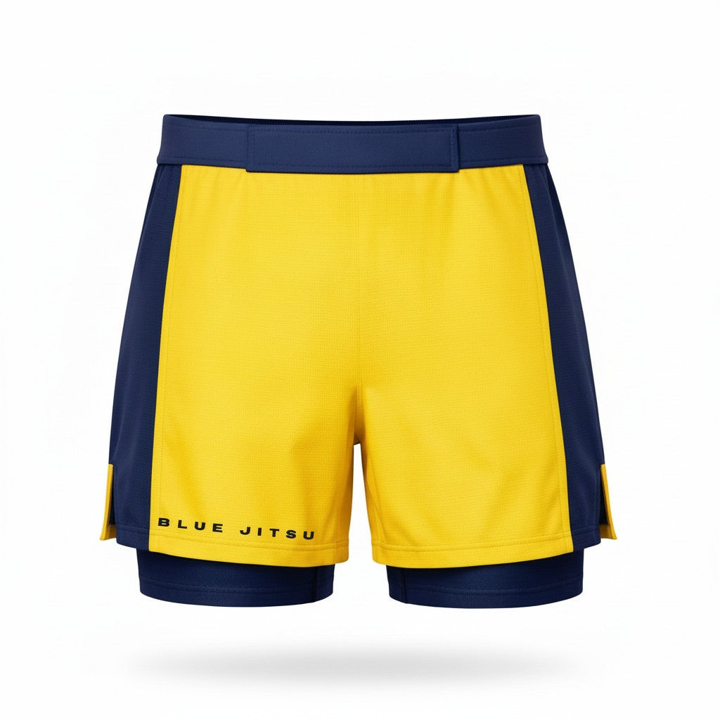 BLUE JITSU - NATTY CHAMPS FIGHT SHORTS